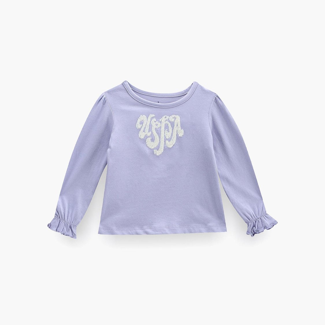 U.S. POLO ASSN. KIDS Girls Sequinned Top