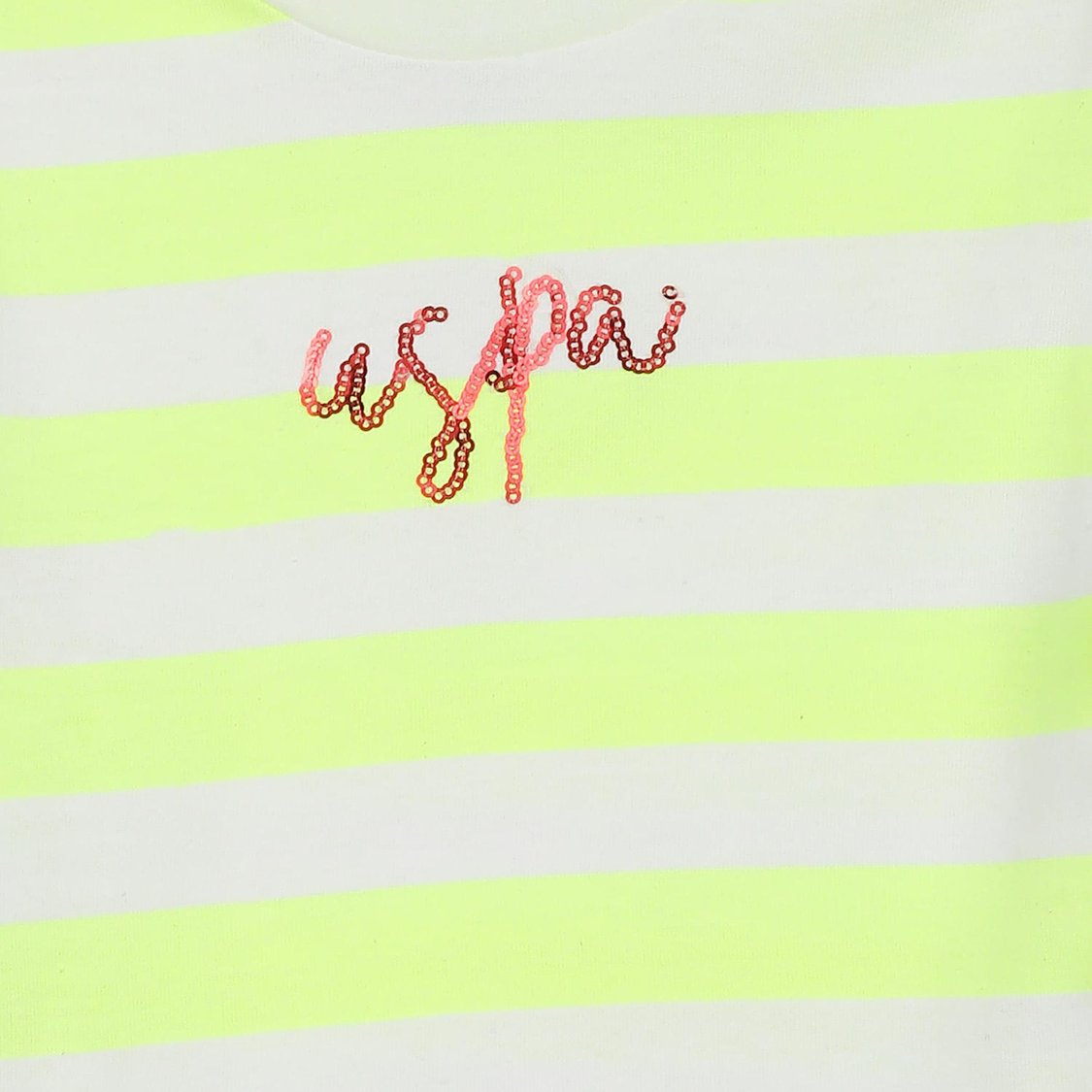 U.S. POLO ASSN. KIDS Girls Striped T-shirt