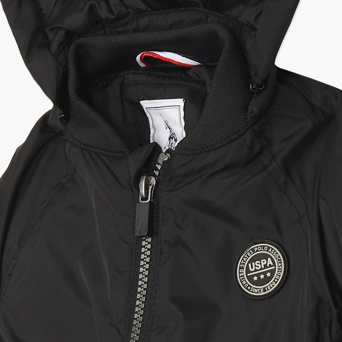U.S. POLO ASSN. KIDS Boys Solid Hooded Jacket