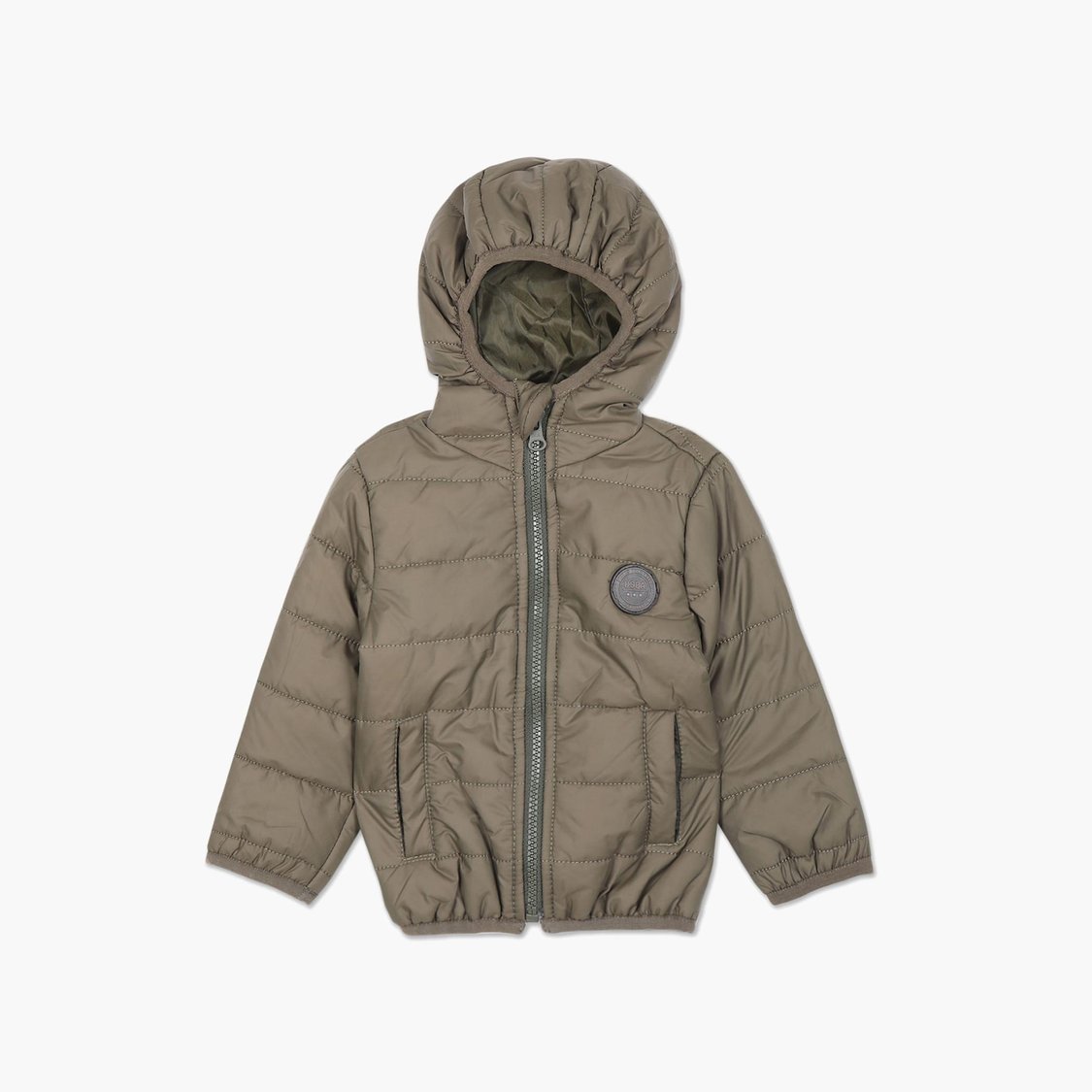U.S. POLO ASSN. KIDS Boys Solid Hooded Puffer Jacket