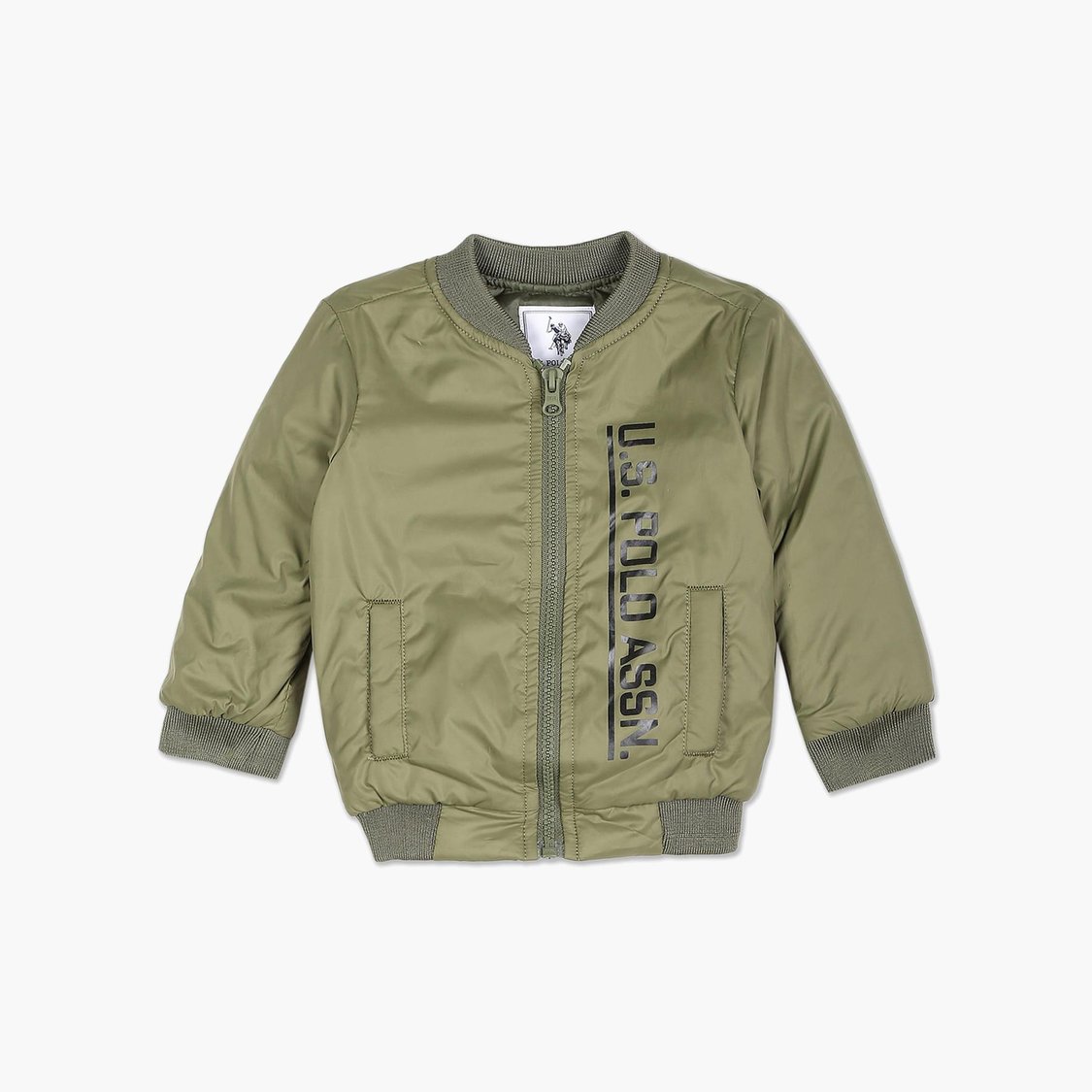 U.S. POLO ASSN. KIDS Boys Printed Bomber Jacket