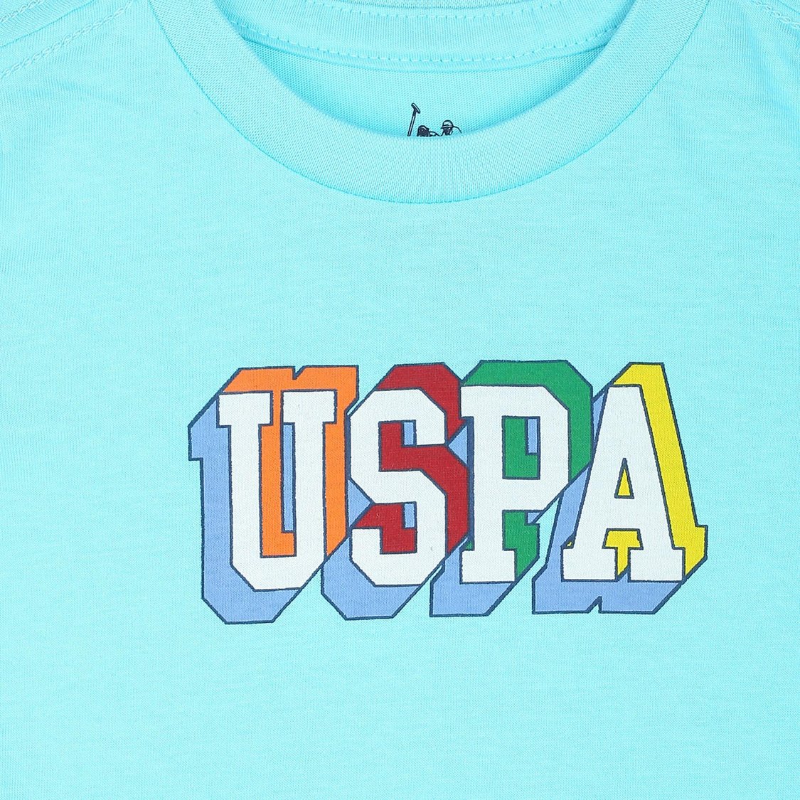 U.S. POLO ASSN. KIDS Boys Printed T-shirt with Shorts
