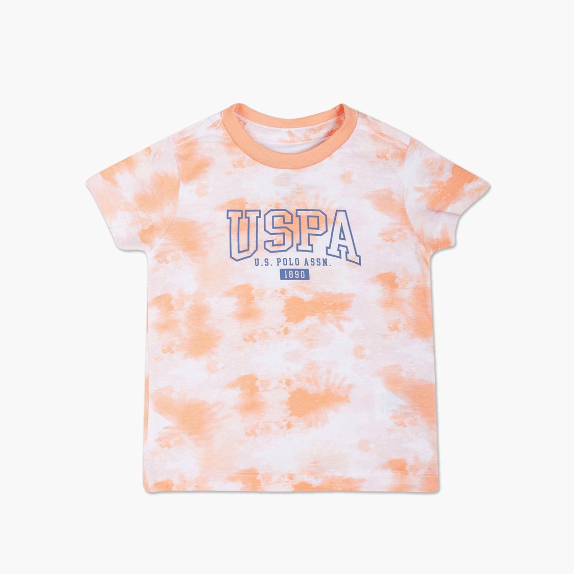 U.S. POLO ASSN. KIDS Boys Printed T-shirt and Shorts Set