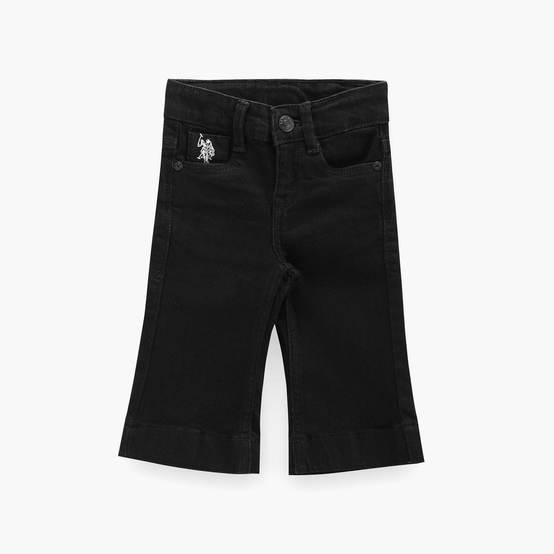 U.S. POLO ASSN. KIDS Girls Rinsed Bootcut Jeans