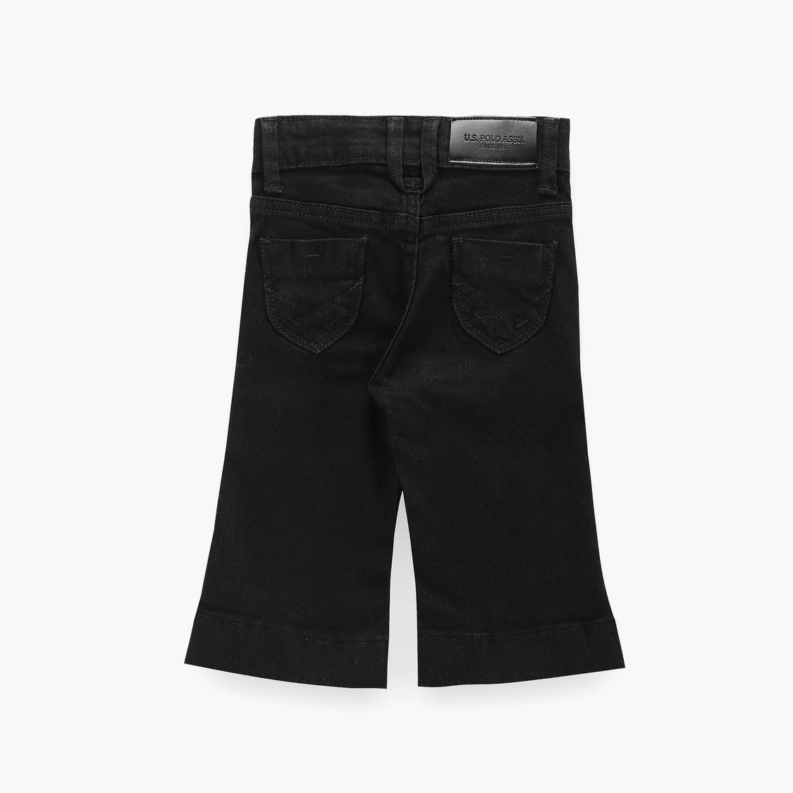 U.S. POLO ASSN. KIDS Girls Rinsed Bootcut Jeans