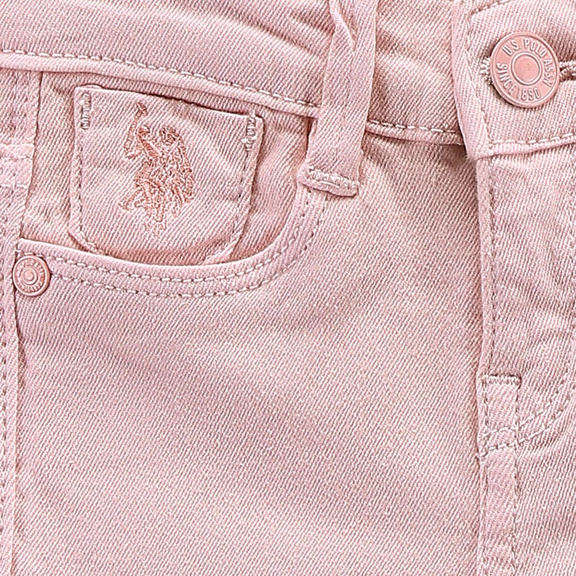 U.S. POLO ASSN. KIDS Girls Solid Authentic 1890 Jeans (Skinny)