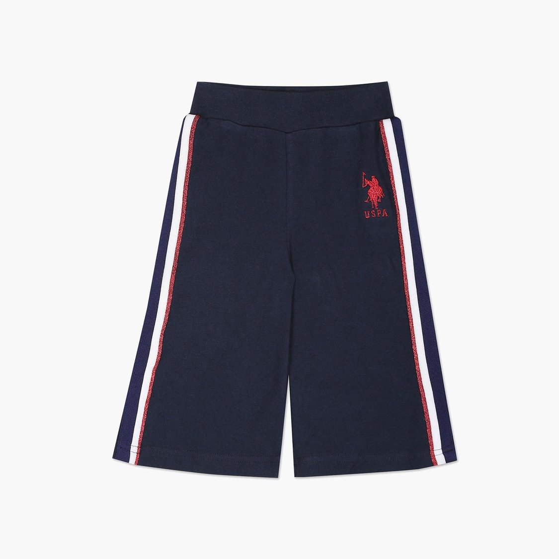 U.S. POLO ASSN. KIDS Girls Side Taped Track Pants