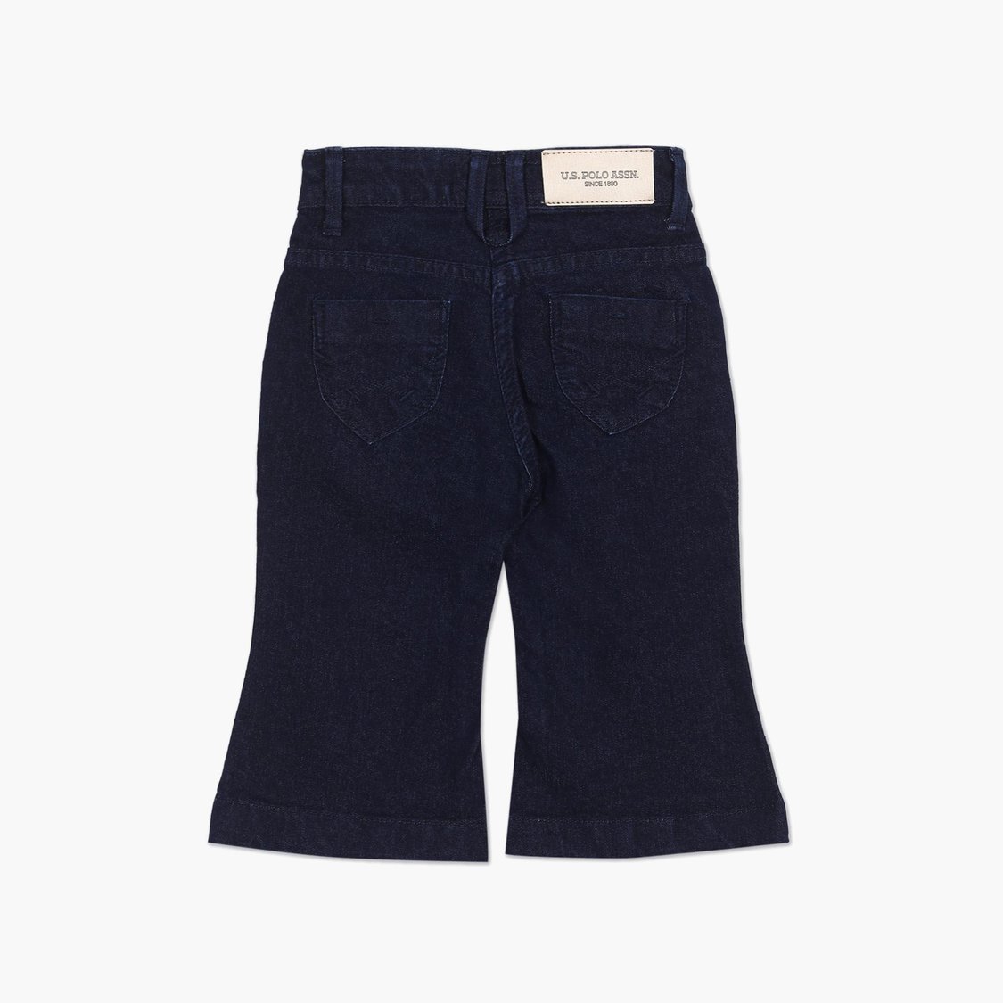 U.S. POLO ASSN. KIDS Girls Rinsed Bootcut Fit Jeans