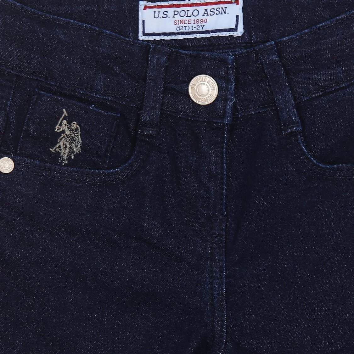 U.S. POLO ASSN. KIDS Girls Rinsed Bootcut Fit Jeans