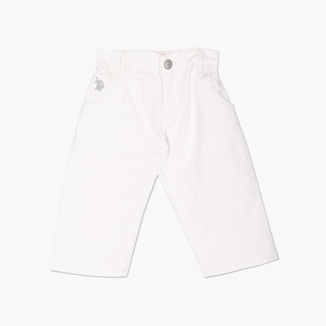 U.S. POLO ASSN. KIDS Girls Authentic 1890 Solid Regular Fit Jeans