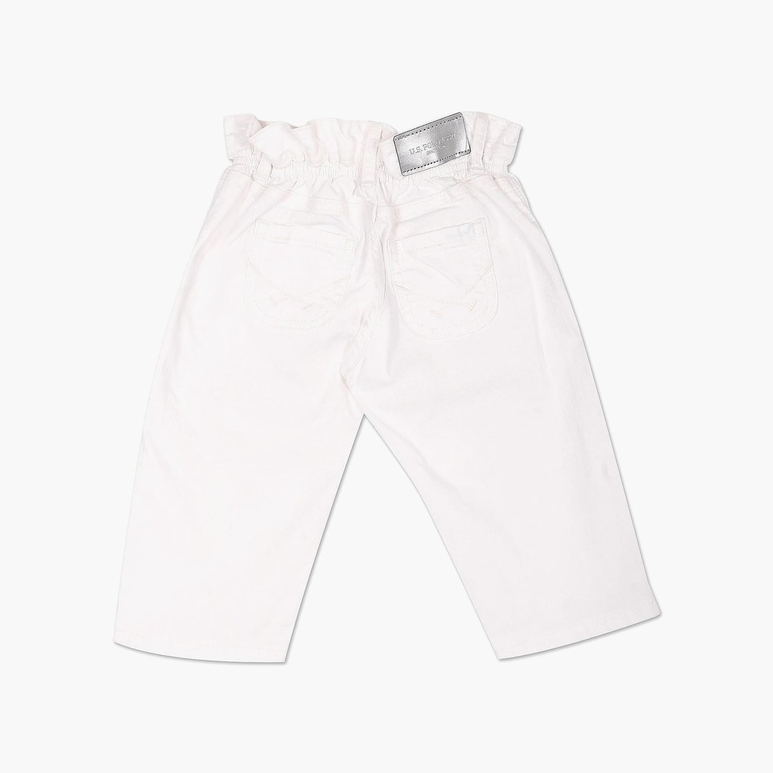U.S. POLO ASSN. KIDS Girls Authentic 1890 Solid Regular Fit Jeans