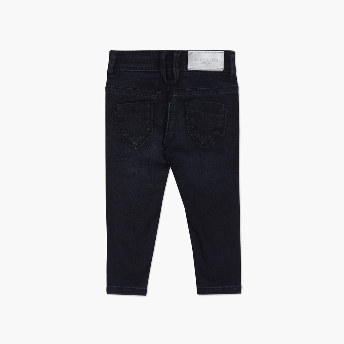 U.S. POLO ASSN. KIDS Girls Solid Skinny Fit Jeans