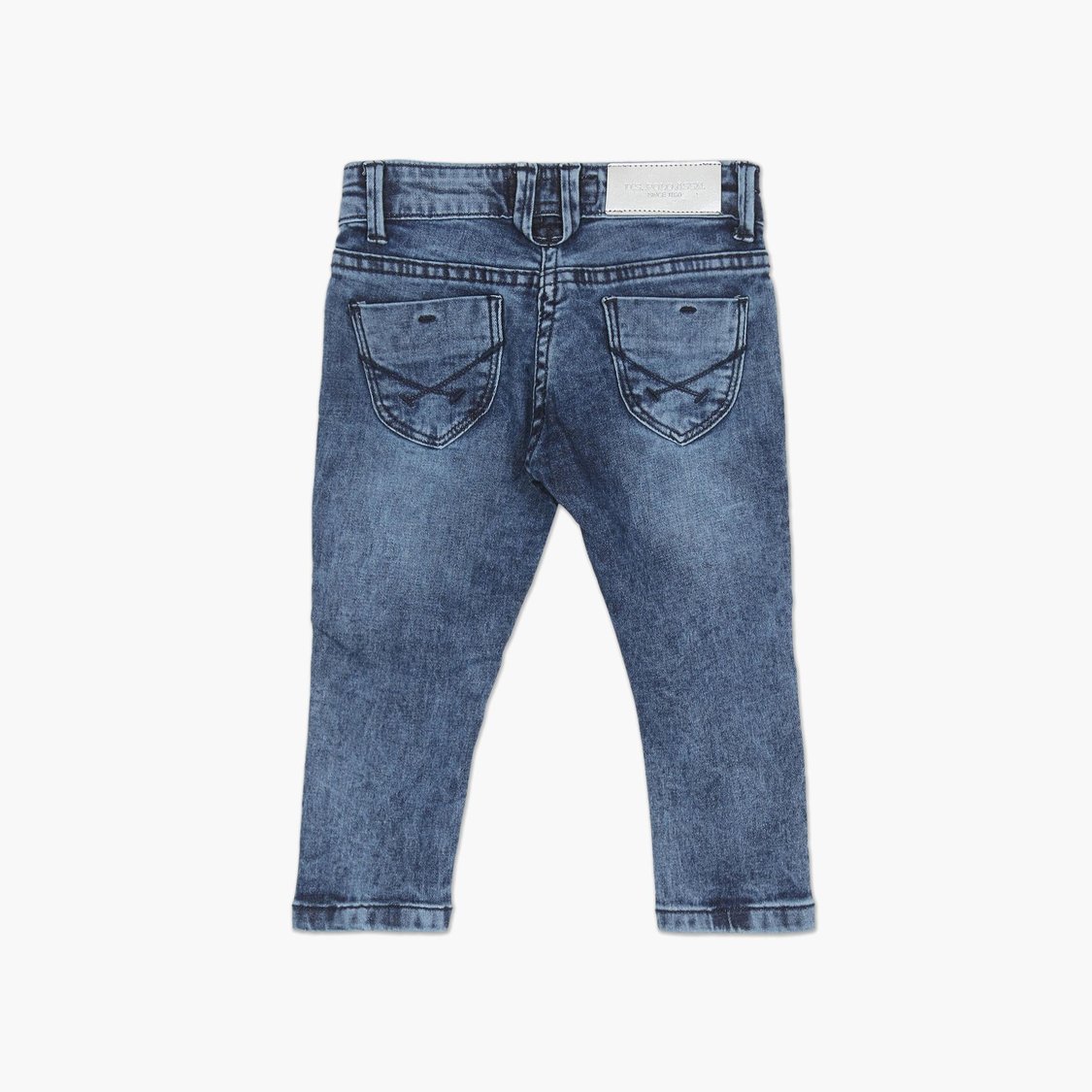 U.S. POLO ASSN. KIDS Girls Acid Washed Slim Fit Jeans