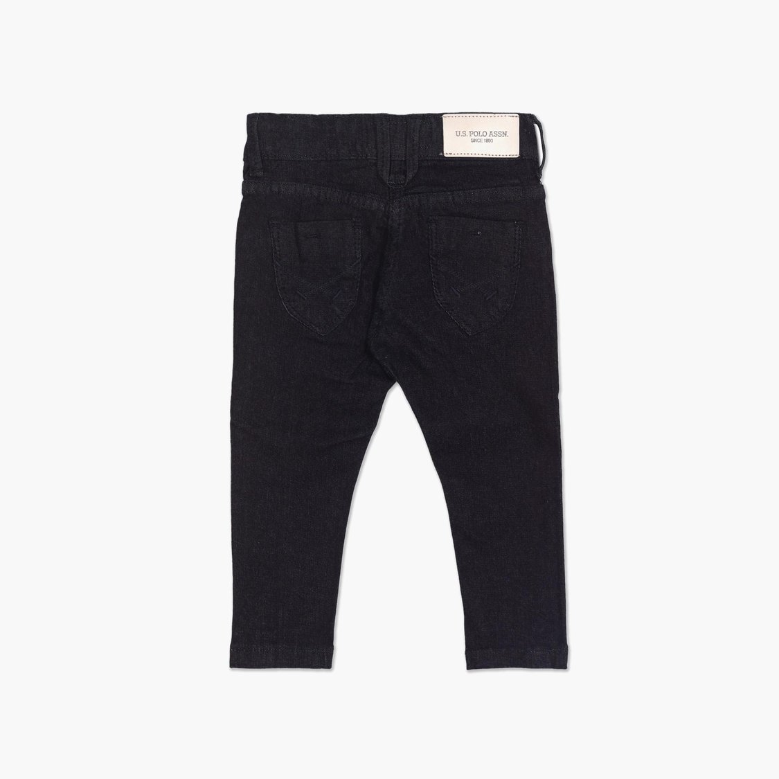 U.S. POLO ASSN. KIDS Girls Printed Slim Fit Jeans