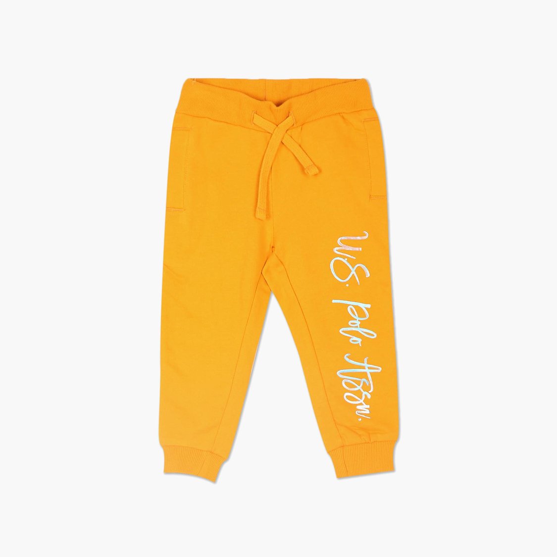 U.S. POLO ASSN. KIDS Girls Logo-Printed Joggers