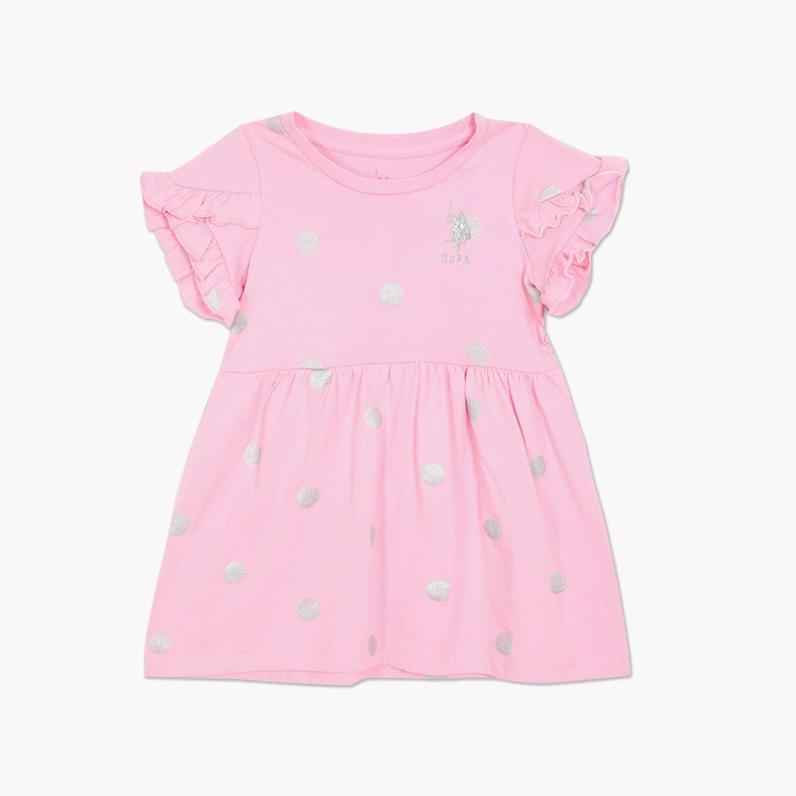 U.S. POLO ASSN. KIDS Girls Printed Dress