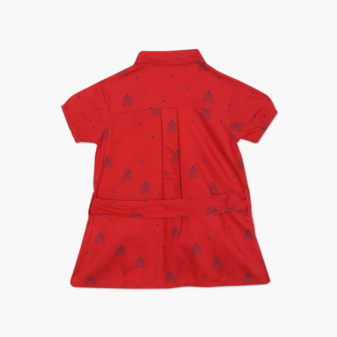 U.S. POLO ASSN. KIDS Girls Printed Shirt Dress
