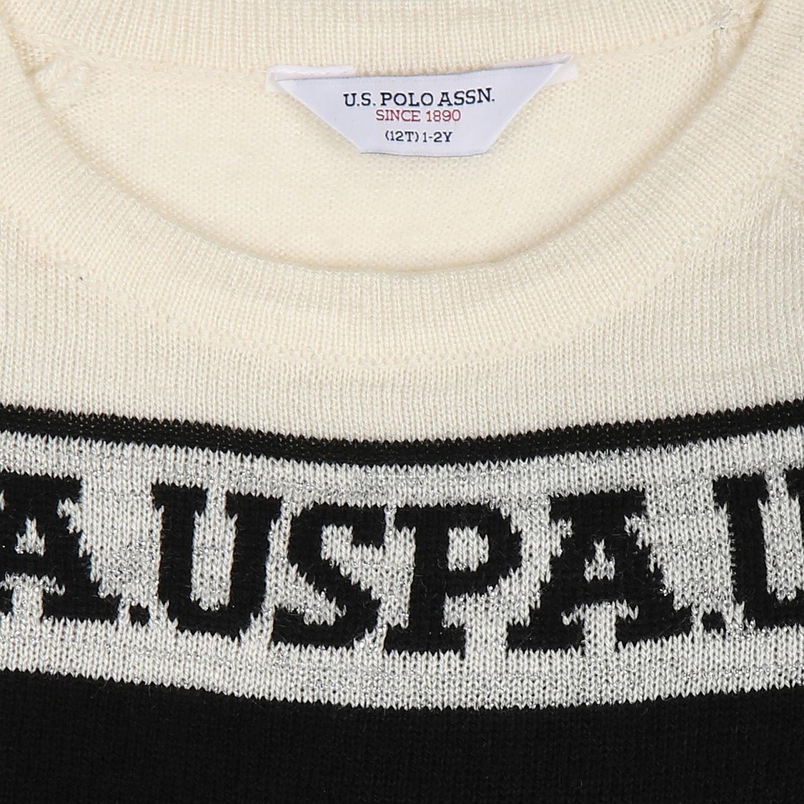 U.S. POLO ASSN. KIDS Girls Colourblocked Sweater Dress