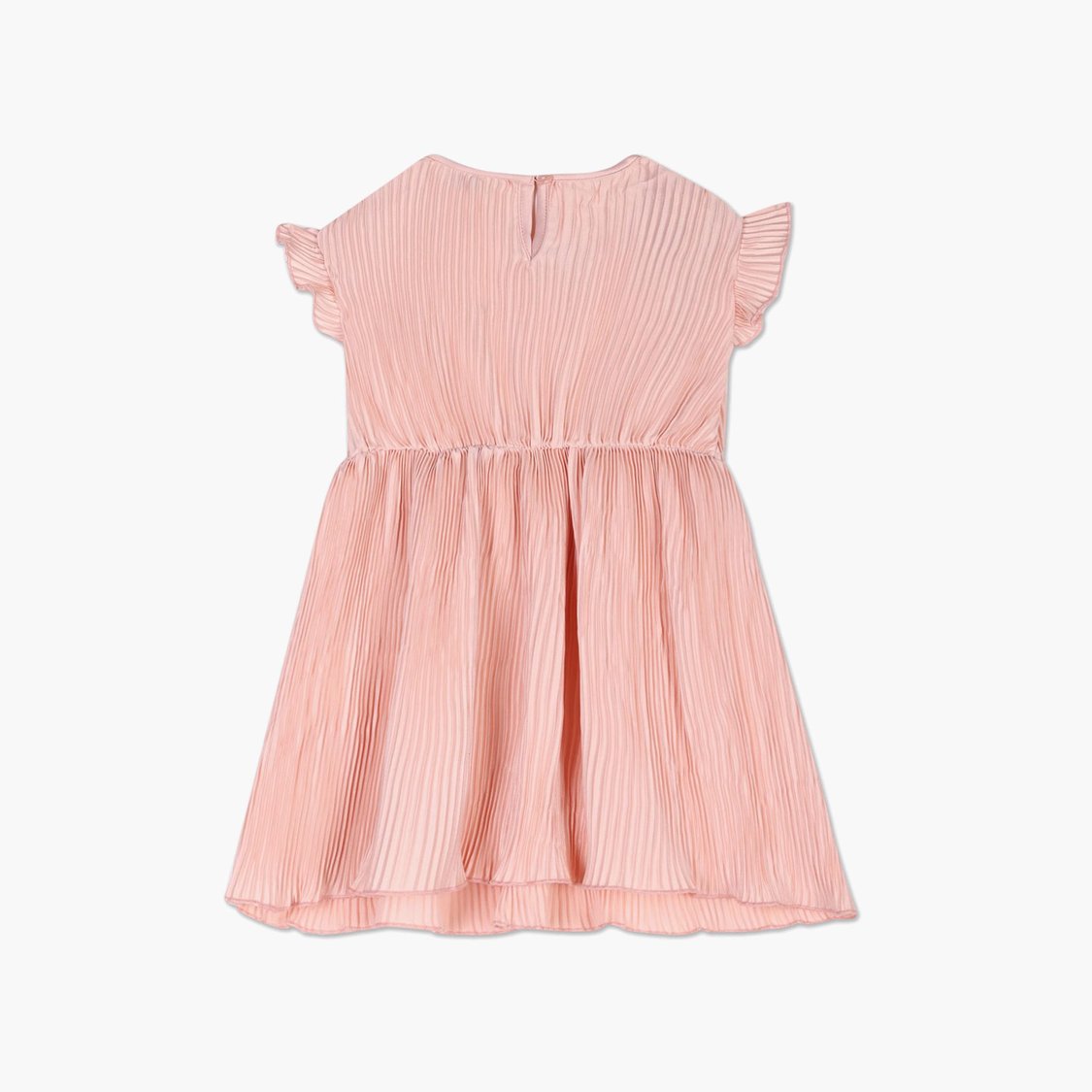 U.S. POLO ASSN. KIDS Girls Textured Fit And Flare Dress