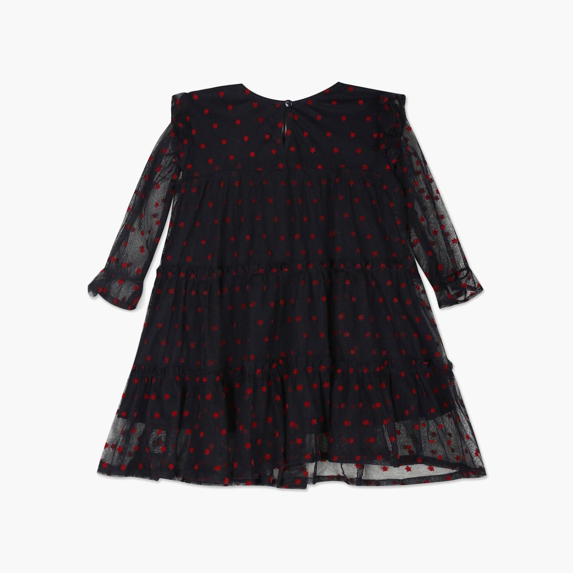 U.S. POLO ASSN. KIDS Girls Printed Dress with Scrunchie