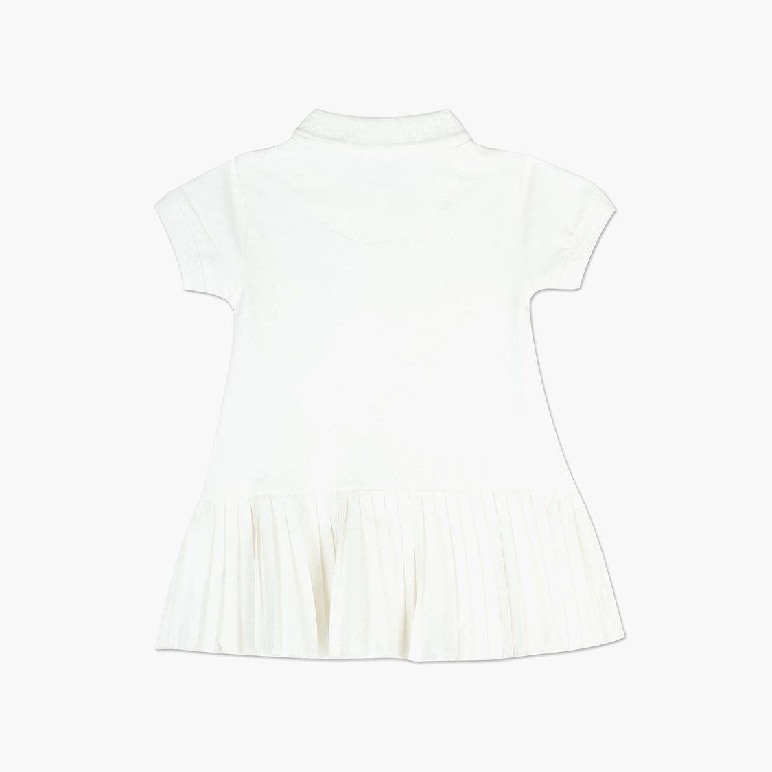 U.S. POLO ASSN. KIDS Girls Pleated Polo Dress