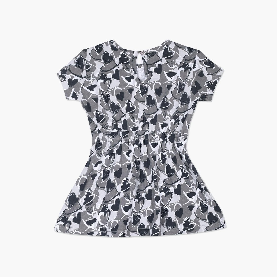 U.S. POLO ASSN. KIDS Girls Printed Fit And Flare Dress