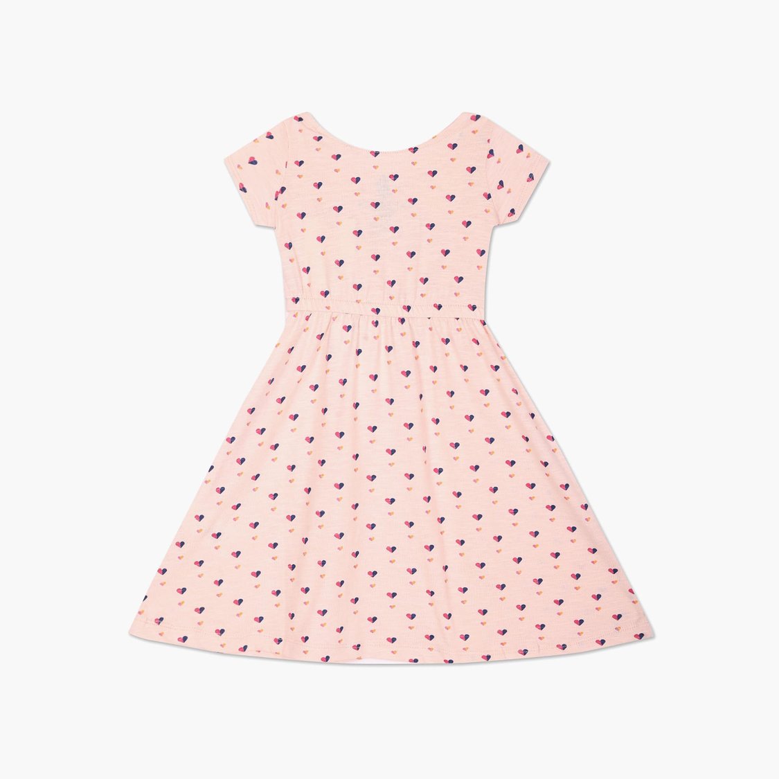 U.S. POLO ASSN. KIDS Girls Printed Fit and Flared Dress