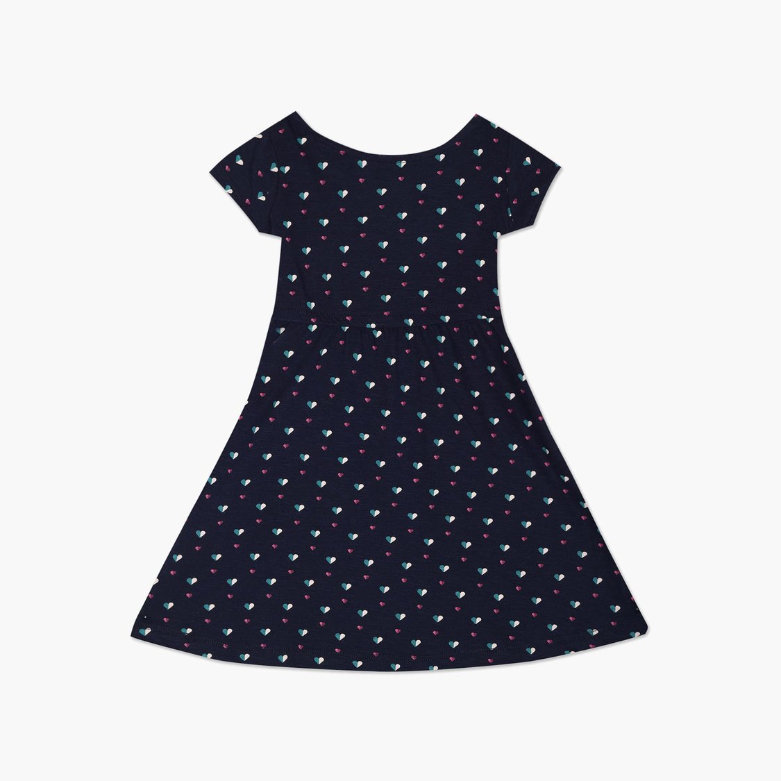 U.S. POLO ASSN. KIDS Girls Printed A-Line Dress