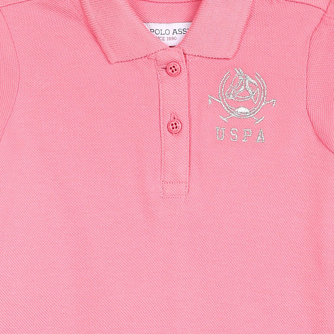 U.S. POLO ASSN. KIDS Girls Solid T-Shirt Dress