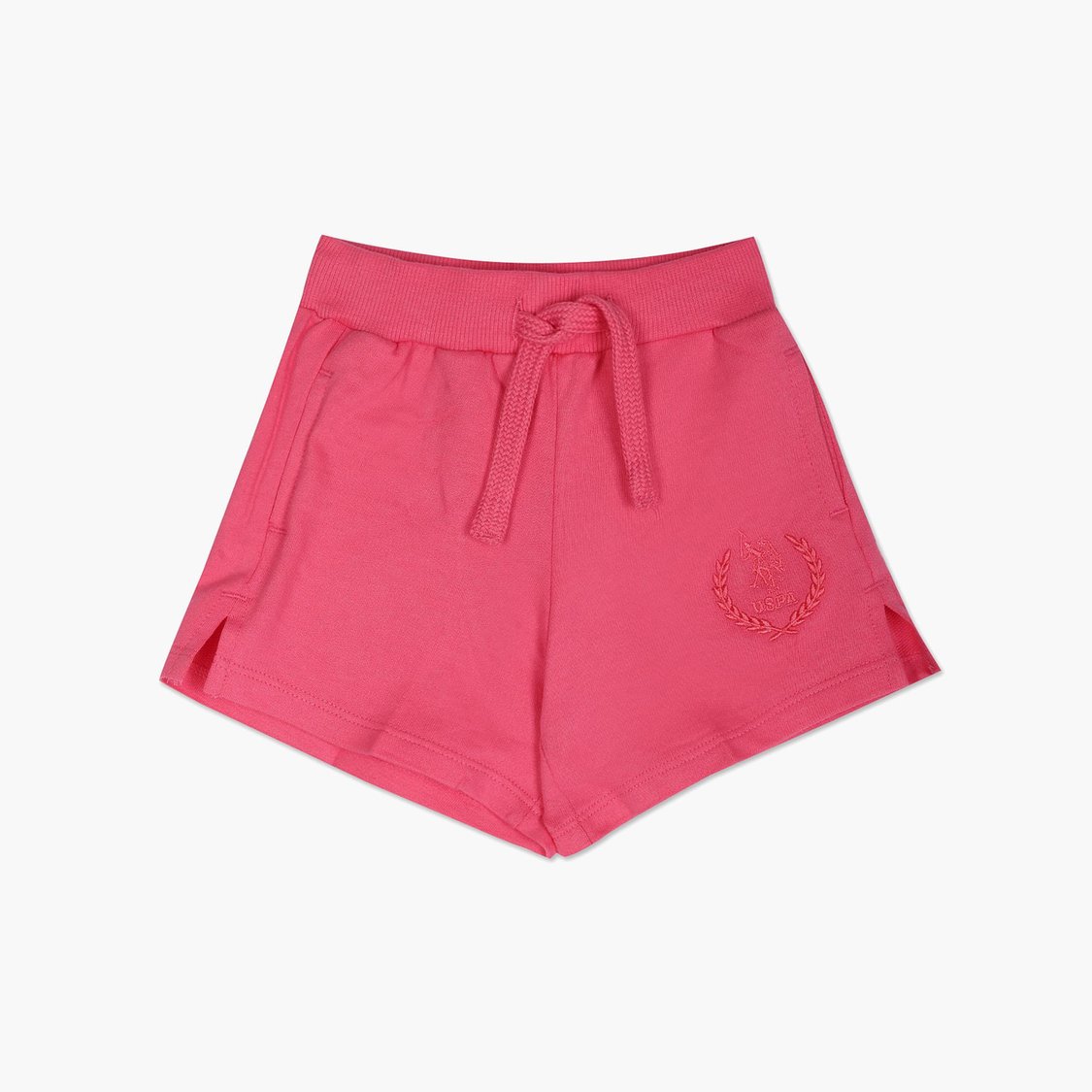 U.S. POLO ASSN. KIDS Girls Embroidered Shorts