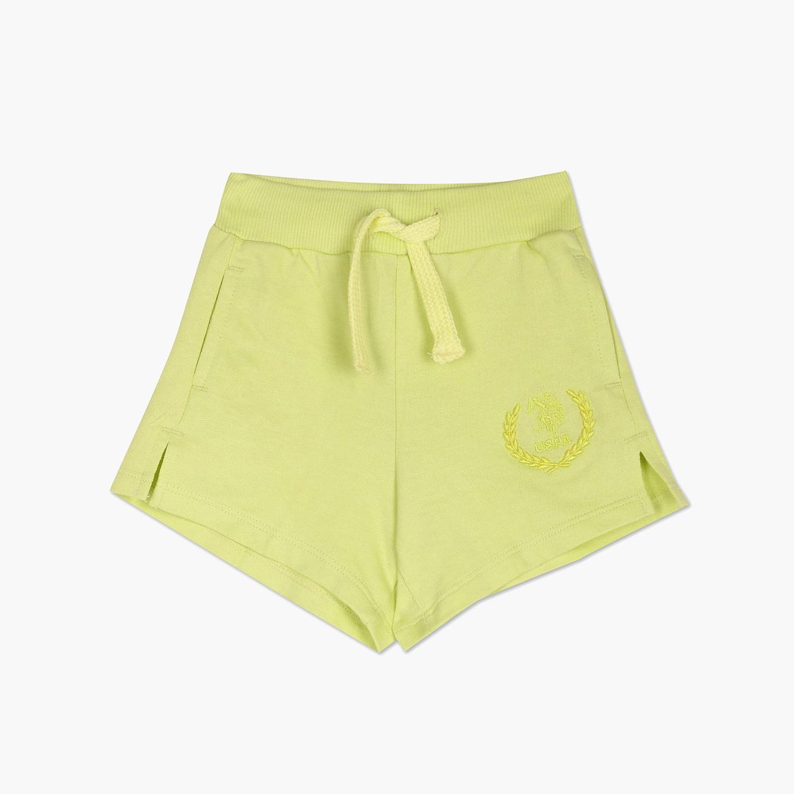 U.S. POLO ASSN. KIDS Embroidered Mid-Rise Shorts