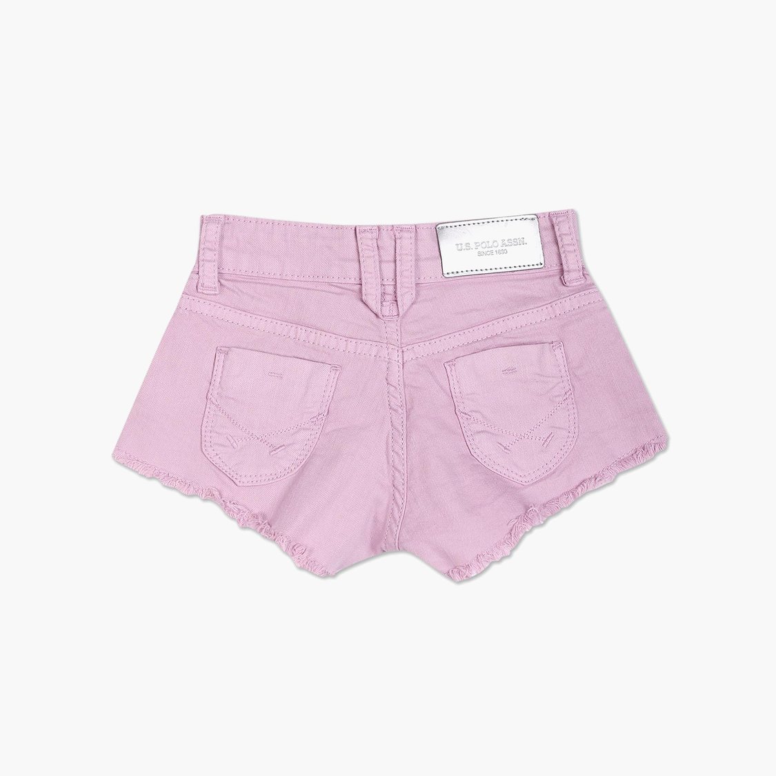 U.S. POLO ASSN. KIDS Girls Solid Shorts