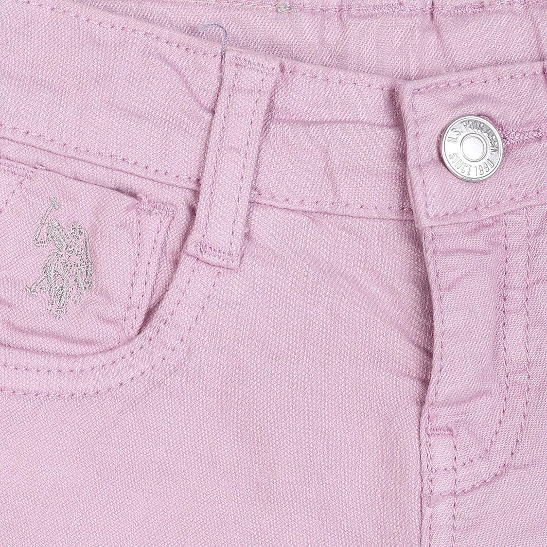 U.S. POLO ASSN. KIDS Girls Solid Shorts