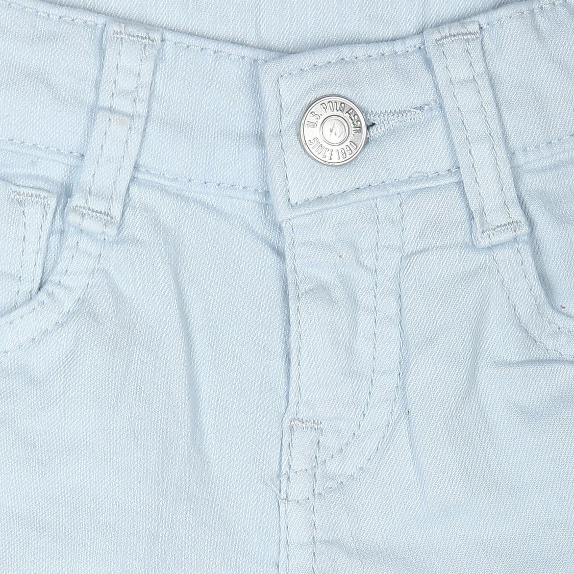U.S. POLO ASSN. KIDS Girls Dyed Denim Shorts