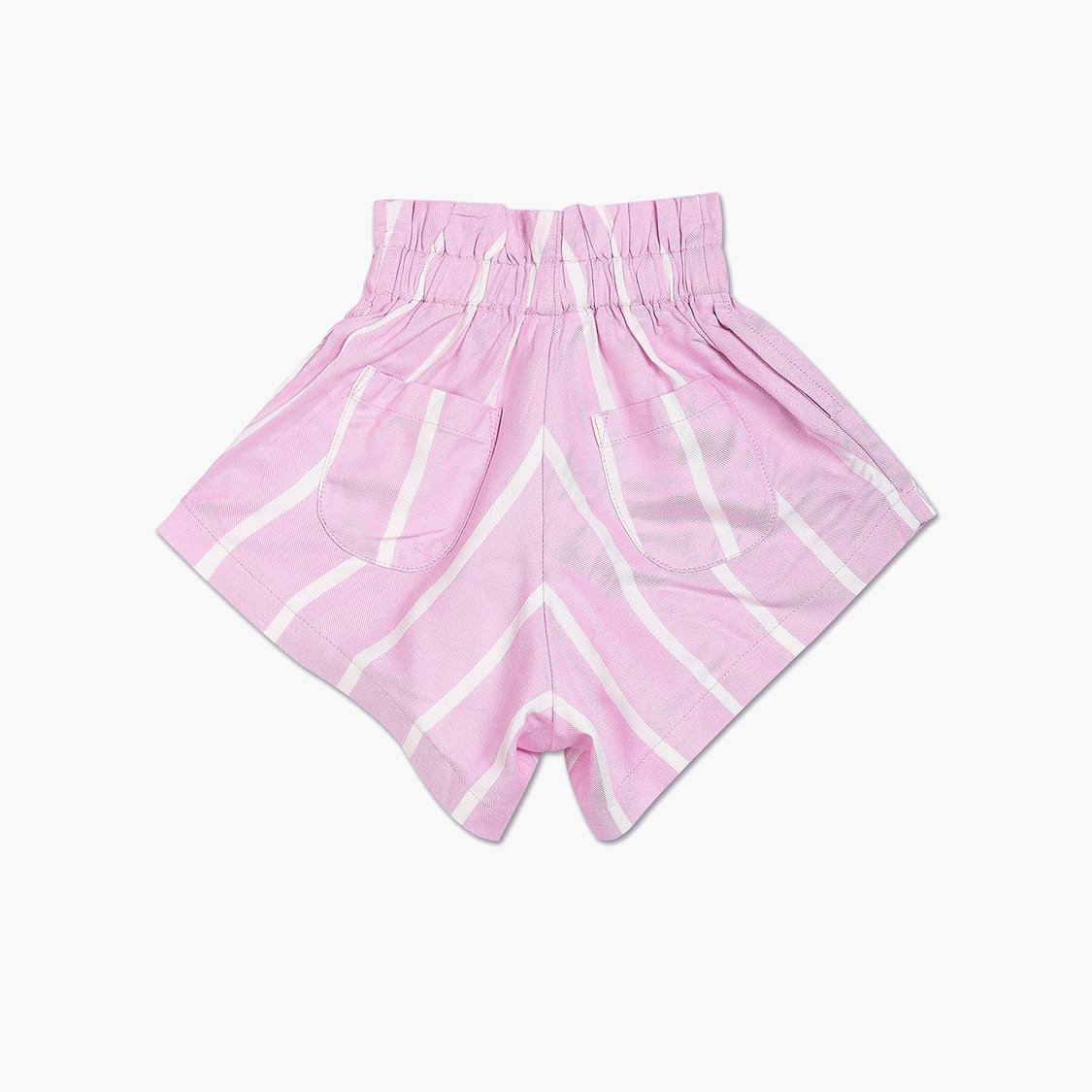U.S. POLO ASSN. KIDS Girls Striped Shorts