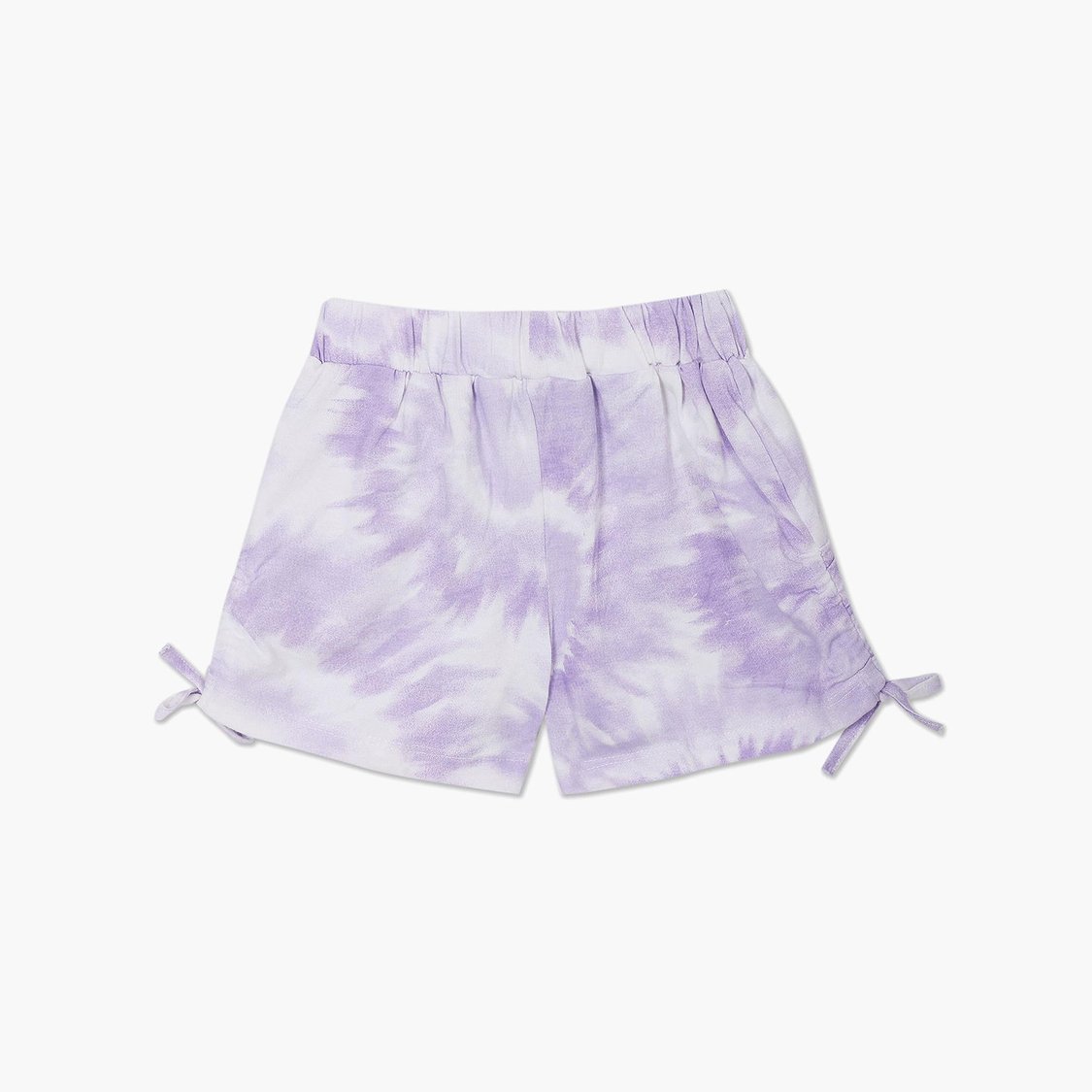 U.S. POLO ASSN. KIDS Girls Tie And Dye Ruched Shorts