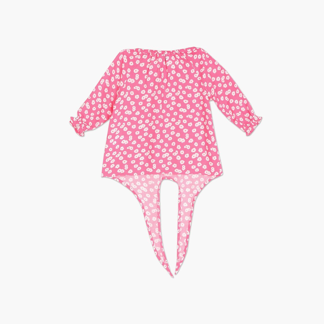 U.S. POLO ASSN. KIDS Girls Floral Print Top