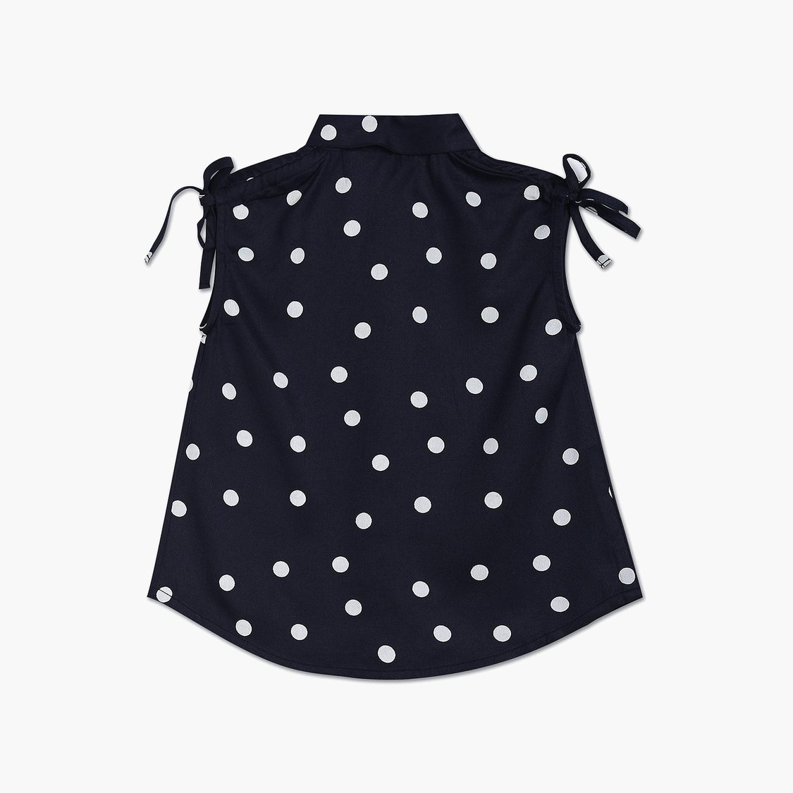 U.S. POLO ASSN. KIDS Girls Printed Sleeveless Top