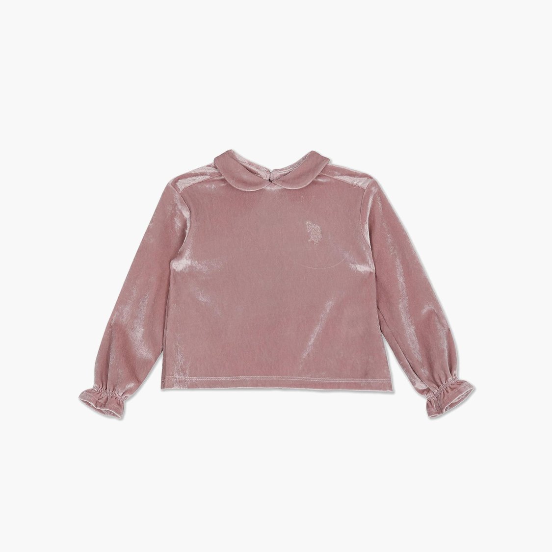 U.S. POLO ASSN. KIDS Girls Solid Top with Scrunchie