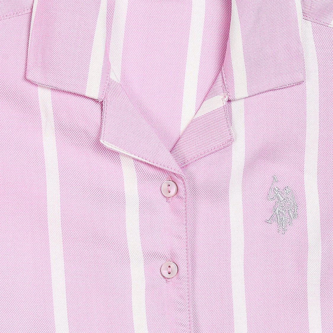 U.S. POLO ASSN. KIDS Girls Striped Shirt