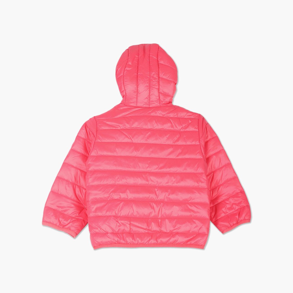 U.S. POLO ASSN. KIDS Girls Solid Hooded Quilted Jacket