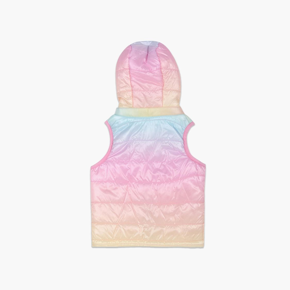 U.S. POLO ASSN. KIDS Girls Ombre Detachable Hood Puffer Jacket
