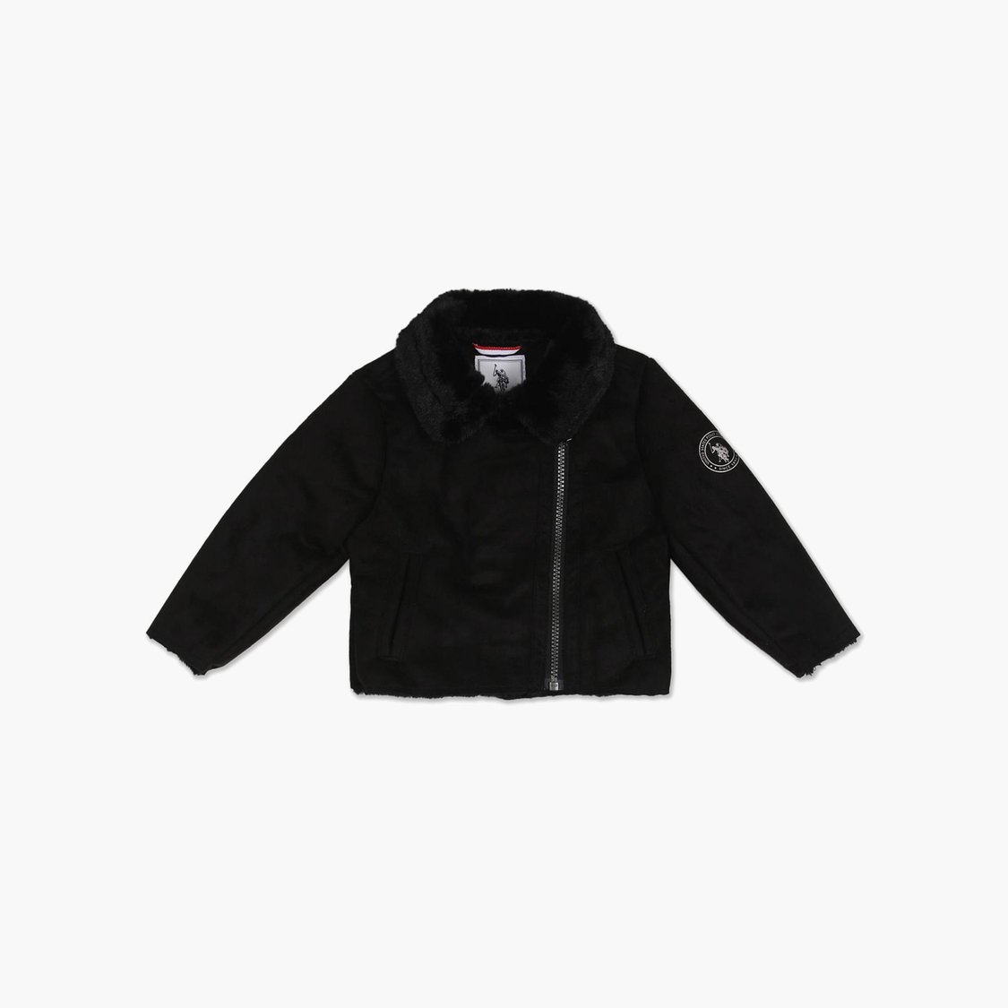 U.S. POLO ASSN. KIDS Girls Solid Casual Jacket