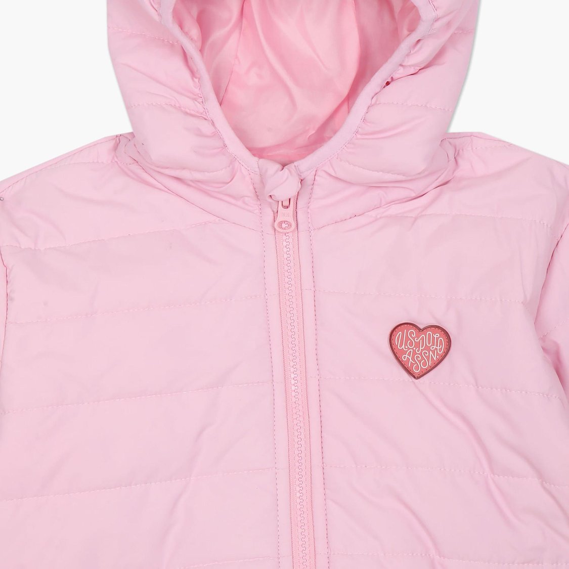 U.S. POLO ASSN. KIDS Girls Solid Puffer Jacket