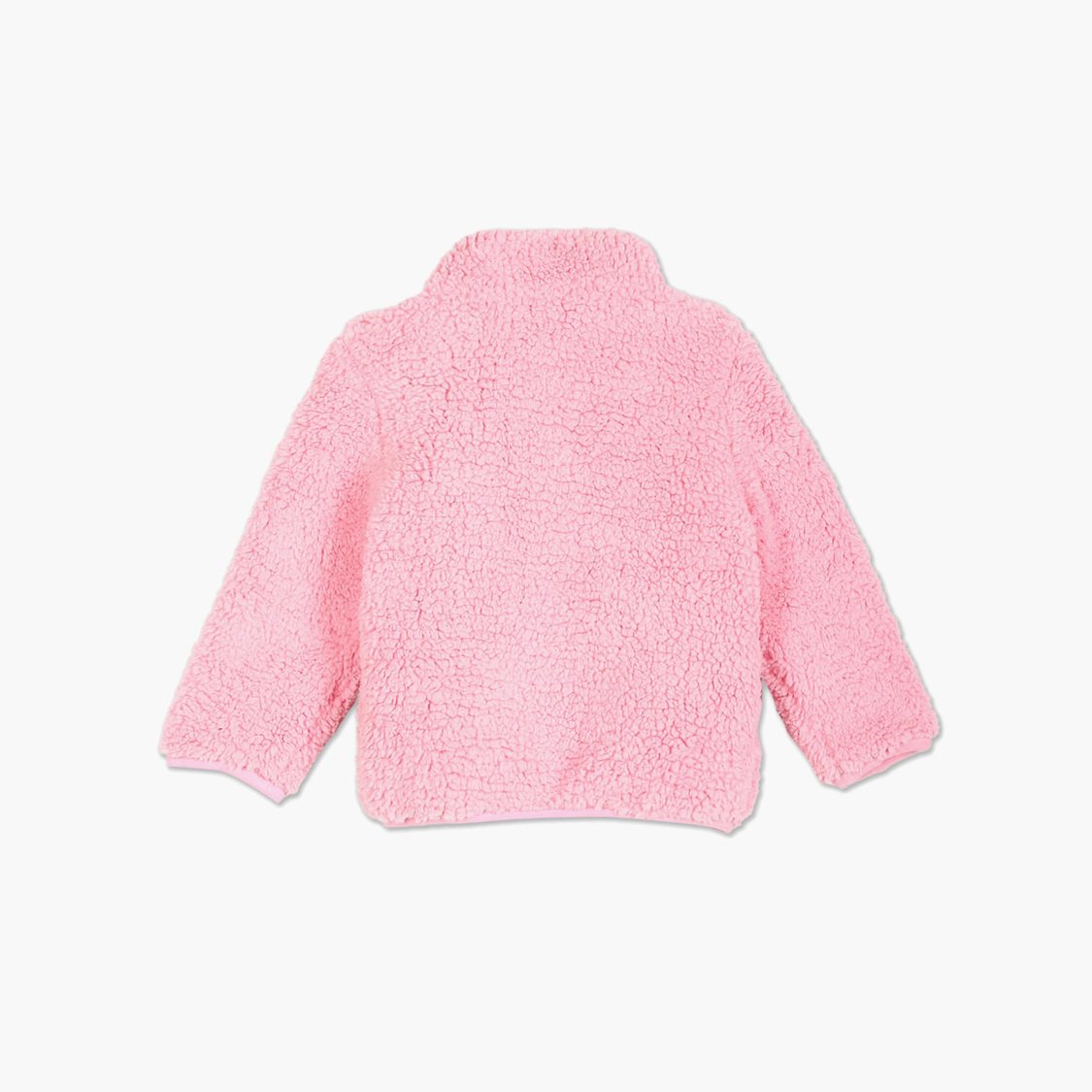 US POLO ASSN. KIDS Girls Textured Sherpa Jacket