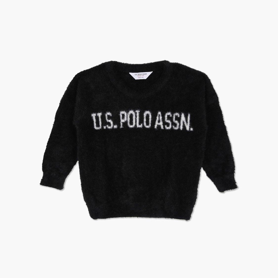 U.S. POLO ASSN. KIDS Girls Woven Sweater