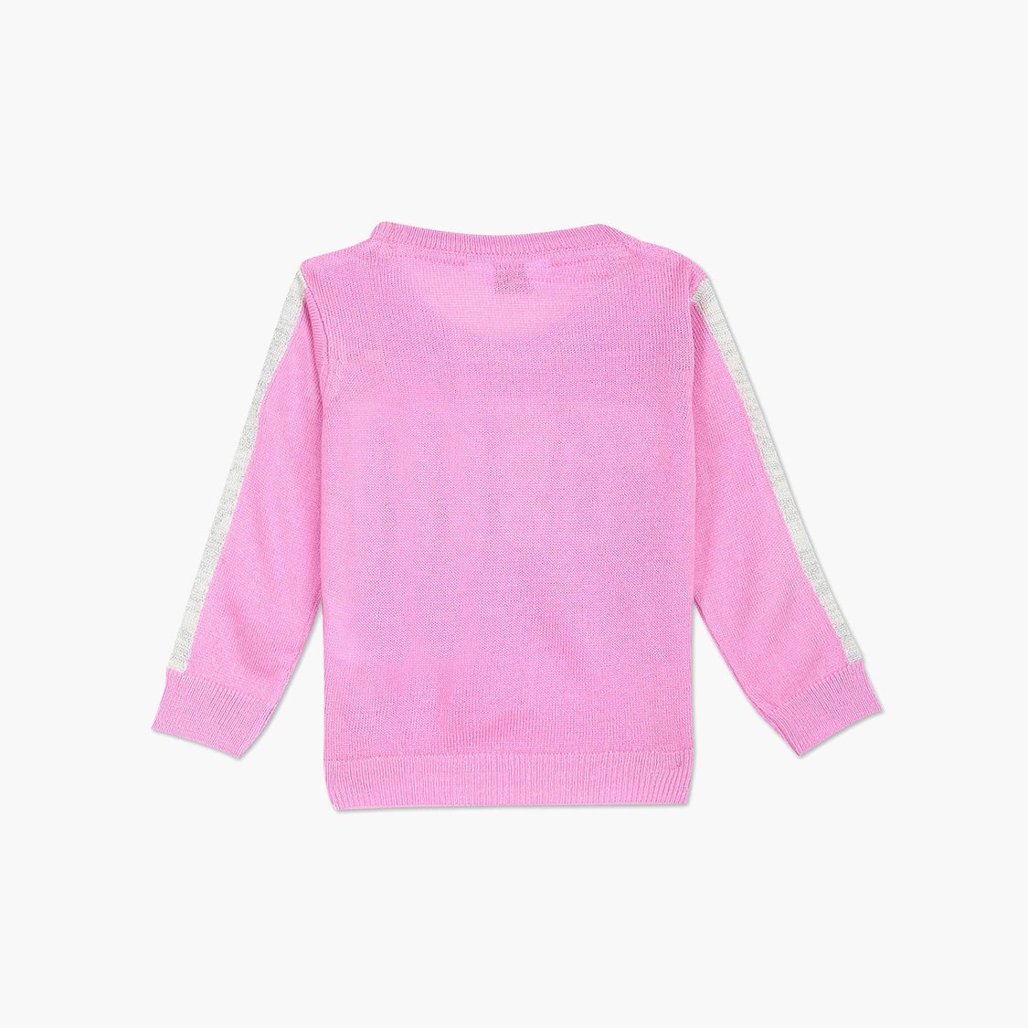 U.S. POLO ASSN. KIDS Girls Sequin Embellished Sweater