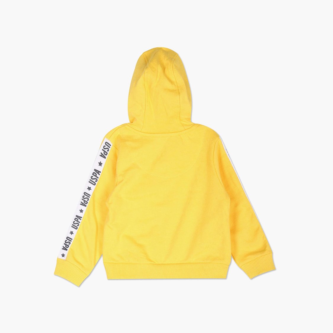 U.S. POLO ASSN. KIDS Girls Printed Hooded Sweatshirt