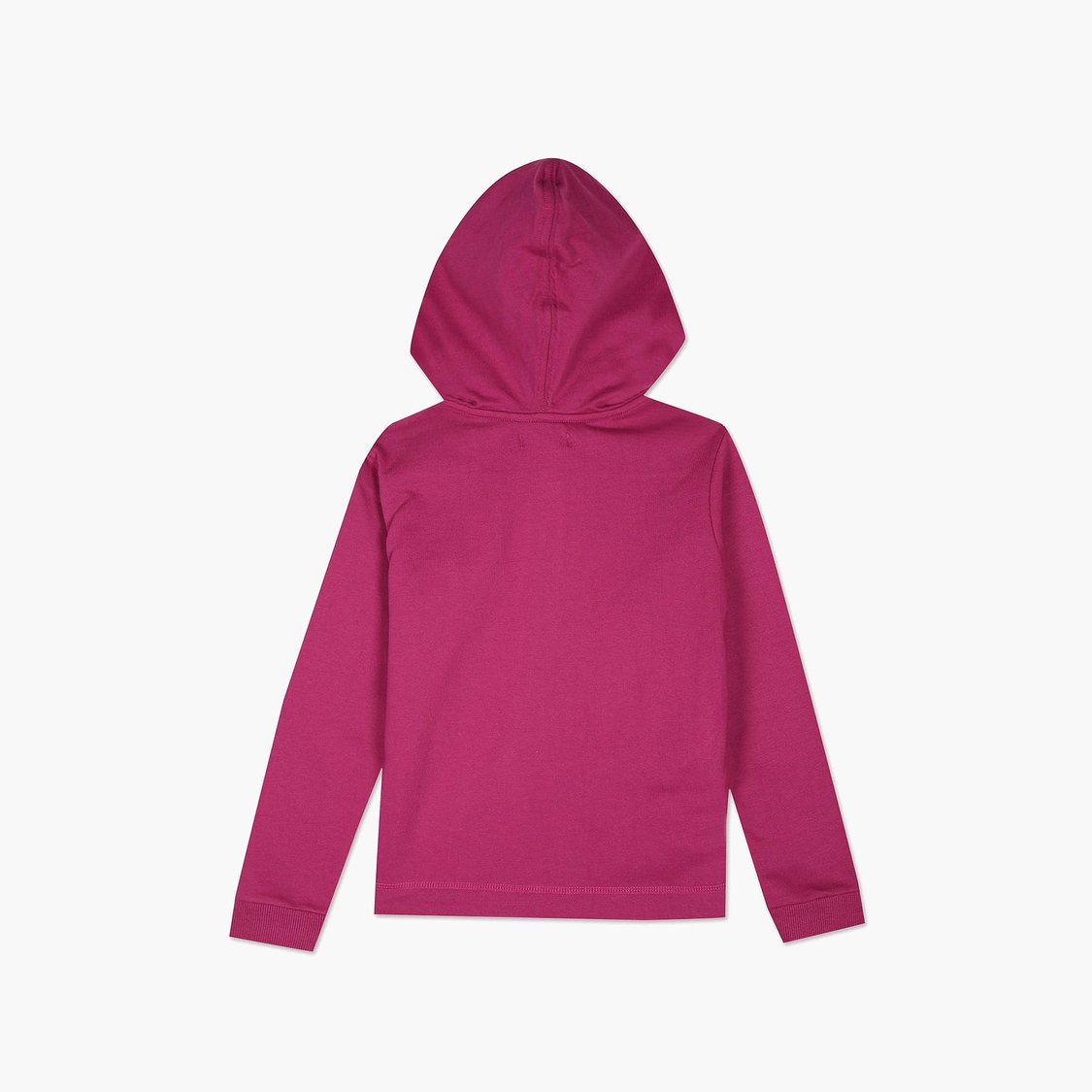 U.S. POLO ASSN. KIDS Girls Solid Hooded Sweatshirt