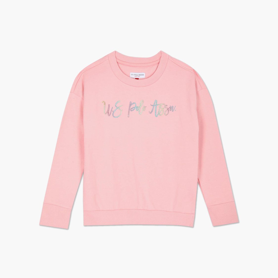 U.S. POLO ASSN. KIDS Girls Printed Sweatshirt